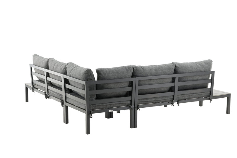 Yarro Hoekloungeset - Zwart - Loungesets - Rebellenclub