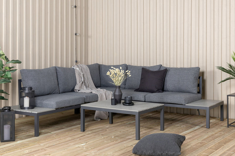 Yarro Hoekloungeset - Zwart - Loungesets - Rebellenclub