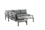 Yarro Hoekloungeset - Zwart - Loungesets - Rebellenclub