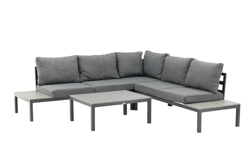 Yarro Hoekloungeset - Zwart - Loungesets - Rebellenclub