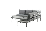 Yarro Hoekloungeset - Zwart - Loungesets - Rebellenclub