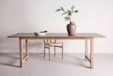 Ylvi Eetkamertafel - 220 x 100 cm - Bruin - Eetkamertafels - Rebellenclub