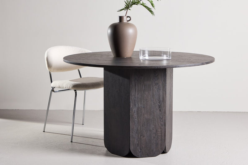 Yune Eetkamertafel - ø120 - Zwart -  - Rebellenclub