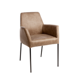 Eetkamerstoel Hyggen met arm - Leaf 65 Grey - Eetkamerstoelen - Rebellenclub