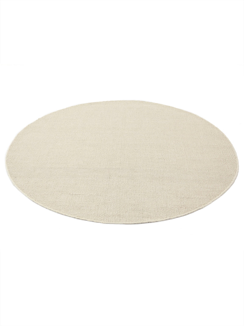 Vloerkleed Evert wit 200cm rond - Rebellenclub