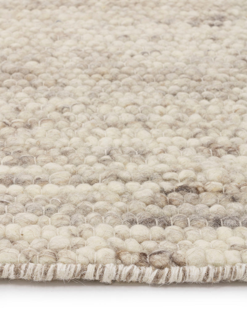 Vloerkleed Laura bruin 200cm rond - Rebellenclub