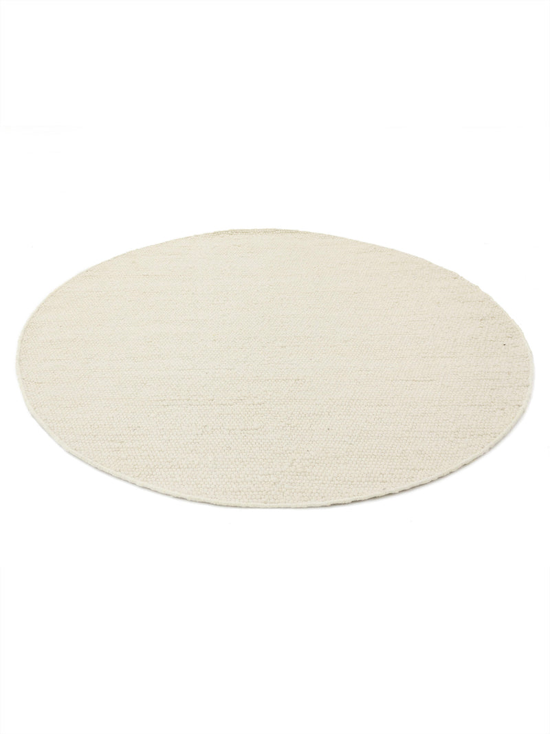 Vloerkleed Laura wit 200cm rond - Rebellenclub