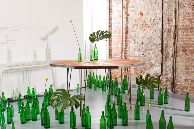 Overtoom Tafel Achthoekig - Ø150cm - Eetkamertafels - Rebellenclub