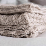 Moyha Cosy deken beige 130x220cm - Rebellenclub