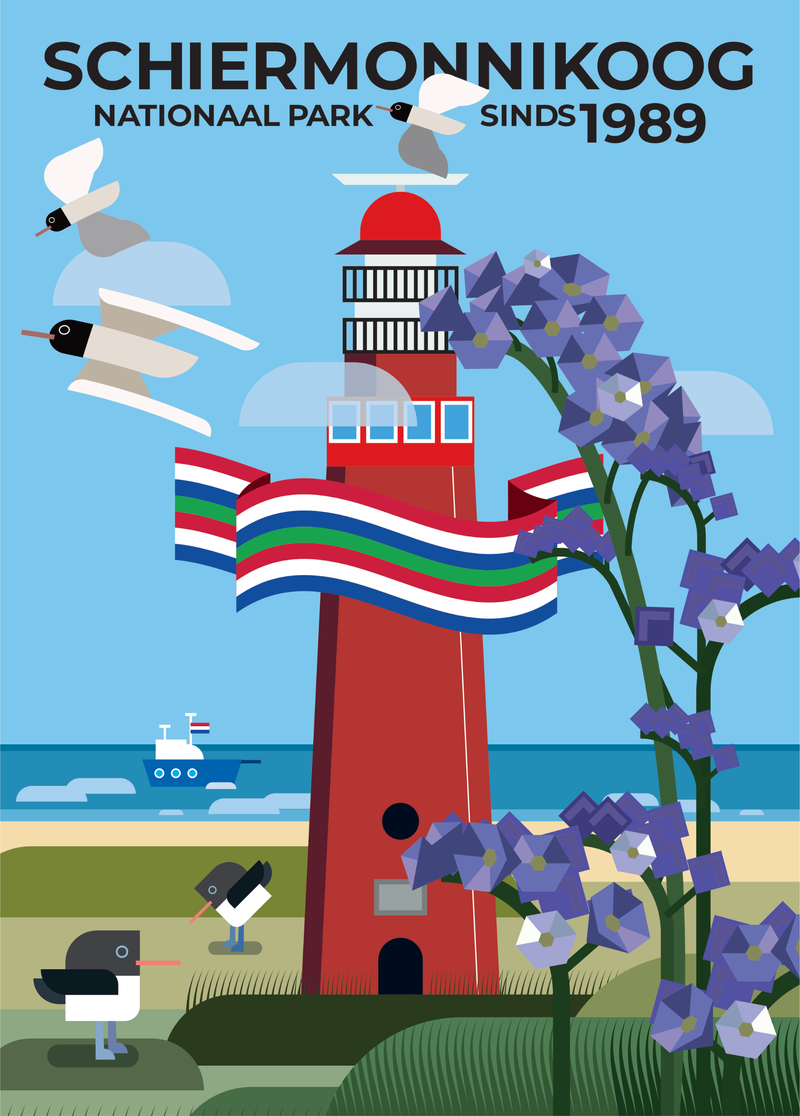 Nationale Parken Poster - Schiermonnikoog - Rebellenclub
