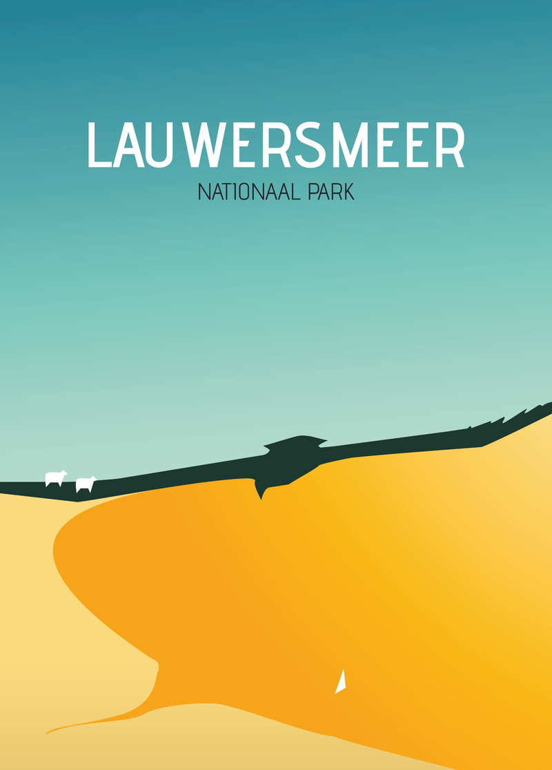 Nationale Parken Poster - Het Lauwersmeer - Rebellenclub